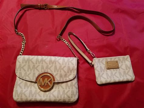 michael kors fulton vanilla flap gusset bag|MICHAEL Michael Kors .